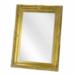 Casa Padrino Barock Spiegel Gold H. 112,5 cm - Barockstil Interior