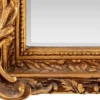 Casa Padrino Barock Spiegel Gold - Barockstil Spiegel mit eleganten Verzierungen - Handgefertigter Barockstil Wandspiegel - Barock Garderoben Spiegel - Barock Möbel - Möbel Barockstil