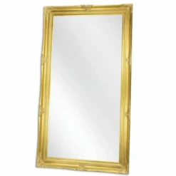 Casa Padrino Barock Spiegel Gold H. 203 cm - Barockstil Wandspiegel