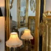 Casa Padrino Barock Spiegel Gold / Schwarz - Barockstil Spiegel mit Verzierungen - Rechteckiger Barockstil Wandspiegel - Barock Garderoben Spiegel - Barock Möbel - Möbel Barockstil