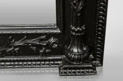 Casa Padrino Barock Spiegel Löwenkopf Schwarz 270 x 165 cm - Gigantischer Wandspiegel im Barockstil