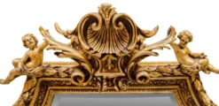 Casa Padrino Barock Spiegel mit goldenen Rahmen 100 x H. 175 cm - Antik Stil Möbel