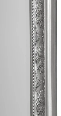 Casa Padrino Barock Spiegel Silber 72 x H. 132 cm - Handgefertigter Barock Wandspiegel