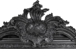 Casa Padrino Barock Spiegel Schwarz 90 x H. 160 cm - Wandspiegel Antik Stil Möbel