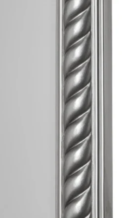 Casa Padrino Barock Spiegel / Wandspiegel Antik Silber 52 x H. 62 cm - Barockmöbel