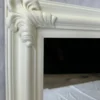 Casa Padrino Barock Spiegel Weiß 80 x H. 70 cm - Barock Möbel