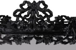 Casa Padrino Barock Spiegel / Wandspiegel Schwarz 122 x H. 224 cm - Barockstil Möbel