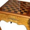 Casa Padrino Barock Spieltisch Schach / Backgammon Tisch Mahagoni L 60 x B 60 x H 71 cm - Möbel Antik Stil Barock