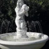 Casa Padrino Barock Springbrunnen Grau Ø 100 x H. 147 cm - Made in Italy