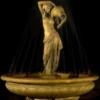 Casa Padrino Barock Springbrunnen Ø 150 x H. 193 cm - Schloss Hotel Restaurant Garten Deko Brunnen