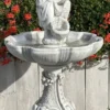 Casa Padrino Barock Springbrunnen Grau Ø 73 x H. 137 cm