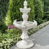 Casa Padrino Barock Springbrunnen Grau Ø 80 x H. 147 cm
