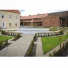 Casa Padrino Barock Springbrunnen Umrandung Grau Ø 700 cm - Barock Garten Deko