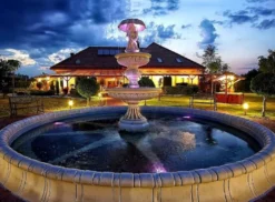 Casa Padrino Barock Springbrunnen Umrandung Grau Ø 600 cm