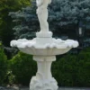 Casa Padrino Barock Springbrunnen Weiß Ø 100 x H. 167 cm