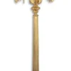 Casa Padrino Barockstil Kerzenständer / Kerzenhalter Gold 32,5 x 32,5 x H. 76,5 cm - Edel & Prunkvoll