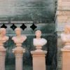 Casa Padrino Barock Säule Terracotta 38 x 38 x H. 65 cm - Handgefertigte Keramik Deko Säule - Barock Garten Terrassen Deko