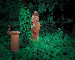 Casa Padrino Barock Säule Terracotta 38 x 37 x H. 83 cm - Handgefertigte Keramik Deko Säule - Barock Garten Terrassen Deko