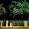 Casa Padrino Barock Säule Terracotta 44 x 44 x H. 105 cm - Handgefertigte Keramik Deko Säule - Barock Garten Terrassen Deko