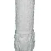 Casa Padrino Barock Säule Weiß 31 x 31 x H. 76,5 cm - Edle Wohnzimmer Deko Säule - Deko Accessoires im Barockstil