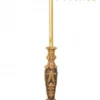 Casa Padrino Barock Tischleuchte Gold 27 x H 65 cm - Luxus Tisch Leuchte mit prunkvollem Design