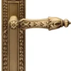 Casa Padrino Barock Türklinken Set Messing Patiniert 15,9 x H. 32,2 cm - Luxus Qualität Made in Italy