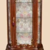 Casa Padrino Barock Vitrine Braun / Gold - Prunkvoller Barock Vitrinenschrank mit Glastür und Schublade - Handgefertigte Barock Wohnzimmer Möbel