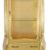 Casa Padrino Barock Vitrine Gold, Luxus Vitrinenschrank im Antik Stil, 73 x 36 x 176 cm