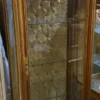 Casa Padrino Barock Vitrine Gold / Braun - Barock Vitrinenschrank mit Glastür - Barock Wohnzimmer Möbel - Edel & Prunkvoll