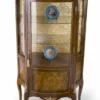 Casa Padrino Barock Vitrine in Braun und Gold, 95 x 48 x H. 169 cm - Exklusive Vitrine im Barockstil