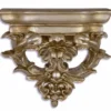 Casa Padrino Barock Wandkonsole Antik Silber 29 x 26,8 x H.13,6 - Hotel Möbel