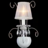 Casa Padrino Barock Wandleuchte Weiß Gold 26 x H 41 cm Antik Stil - Wandlampe Wand Beleuchtung