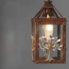 Casa Padrino Barock Wandleuchte B. 15 x T. 32 cm 1-flammig - Handgefertigte Leuchte aus Italien - Barock Leuchten