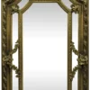 Casa Padrino Barock Wandspiegel Gold 115 x H. 215 cm - Prunkvoller Barock Spiegel mit wunderschönen Verzierungen - Möbel im Barockstil