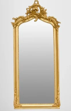 Casa Padrino Barock Wandspiegel im Antik Stil, Gold, 115 x 48 cm