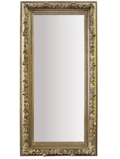 Casa Padrino Barock Wandspiegel Antik Silber Höhe 120 cm, Breite 80 cm - Edel & Prunkvoll
