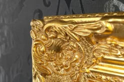 Casa Padrino Barock Wandspiegel, prunkvoller Spiegel in Gold Antik, Höhe 55 cm, Breite 45 cm, Tiefe 4 cm