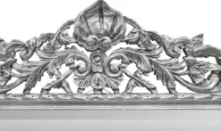Casa Padrino Barock Wandspiegel Silber 115 x H. 202 cm - Barockstil Spiegel Antik Stil Möbel