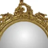 Casa Padrino Barock Wandspiegel Prunkvoll in Gold, Massivholz, B 83 cm, H 176 cm