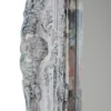 Casa Padrino Barock Wandspiegel Antik Grau Höhe 54 cm, Breite 42 cm mit Ornamenten und Holzrahmen - Handgefertigt