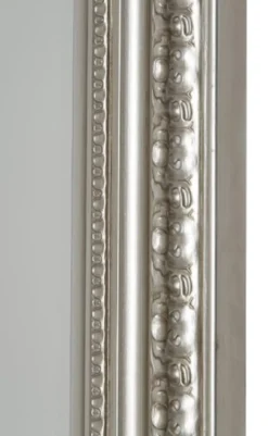 Casa Padrino Barock Wandspiegel Silber 72 x H. 162 cm - Handgefertigter Spiegel im Barockstil