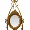 Casa Padrino Barock Wandspiegel im italienischen Stil Gold 59 x 125,5 cm - Prunkvoller Spiegel aus Holz und Polyresin