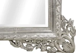 Casa Padrino Barock Wandspiegel Silber 190 x H. 155 cm - Wohnzimmer Spiegel im Barockstil