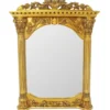 Casa Padrino Barock Wandspiegel Gold 90 x H. 115 cm - Barockstil Spiegel Antik Stil Möbel