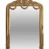 Casa Padrino Barock Wandspiegel im Antikstil - Massivholz & Polyresin, Gold, 95 x H. 165 cm