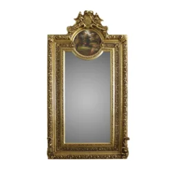 Casa Padrino Barock Wandspiegel im Antikstil - Gold, 105 x H. 192 cm - Massiver Antikstil Spiegel