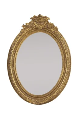 Casa Padrino Barock Wandspiegel 80 x H. 115 cm - Luxus Spiegel in Gold