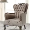 Casa Padrino Barock Wohnzimmer Set Braun / Beige / Schwarz / Gold - 2 Sofas & 2 Sessel & 1 Couchtisch - Wohnzimmer Möbel im Barockstil