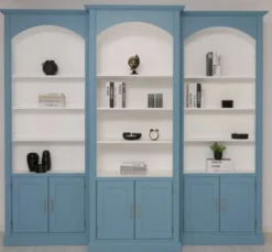 Casa Padrino Bücherregal im Landhausstil, 296 x 30 x 250 cm