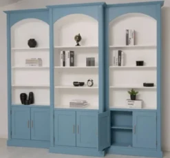 Casa Padrino Bücherregal im Landhausstil, 296 x 30 x 250 cm